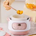 thumbnail image 3 of Crtynell 1L White Mini Ceramic Stew Cooker, 3 of 8