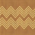 thumbnail image 1 of Ahgly Tapis d'Intérieur Lavable en Machine Carré Transitionnel Sedona Brun, 8 Pieds Carré, 1 of 7