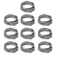 thumbnail image 2 of DYNWAVECA 10 Pcs Pince d'Oreille Réglable en Acier Inoxydable, comme Décrit, 10 Pcs -16.2mm 10 x 13.7-16.2mm, 2 of 10