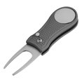 thumbnail image 4 of Pitchfork, Beau Travail Matériel en Acier Inoxydable Putting Green Fork Pliable Design Léger en Poids pour l'Extérieur pour Rouge, Vert, Gris, Noir, 4 of 8