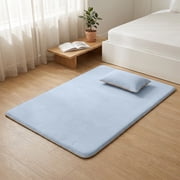 Birdeem Cooling Mattress Pad, Ice Silk Summer Sleeping Mat, Washable Soft Bed Sheet with Pillowcase for Bedroom and Dormitory