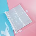 thumbnail image 1 of Candyn Multi Compartments Binder Photo Album 10 Pcs A5 Binder Sleeves Refillable Notebook Photocard Name Card ID Holder, 1 of 5