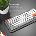 thumbnail image 2 of Ajazz Ajazz 308i Bluetooth Keyboard - Compact 84-Key Wireless Keyboard for Windows, iOS, Android, Mac - Stylish Grey Design with 10m Range & Noise-Reduction Keys, 2 of 7
