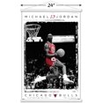 thumbnail image 2 of Michael Jordan - Dunk Wall Poster, 14.725" x 22.375" Framed, 2 of 4