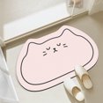 thumbnail image 1 of Diatomaceous Earth Bath Mat, Usavan Cute Kittens Pattern Non-Slip Fast Drying, Super Absorbent Easy Clean Bathroom Kitchen Floor Mat for Shower Sink Entrance, 1 of 6
