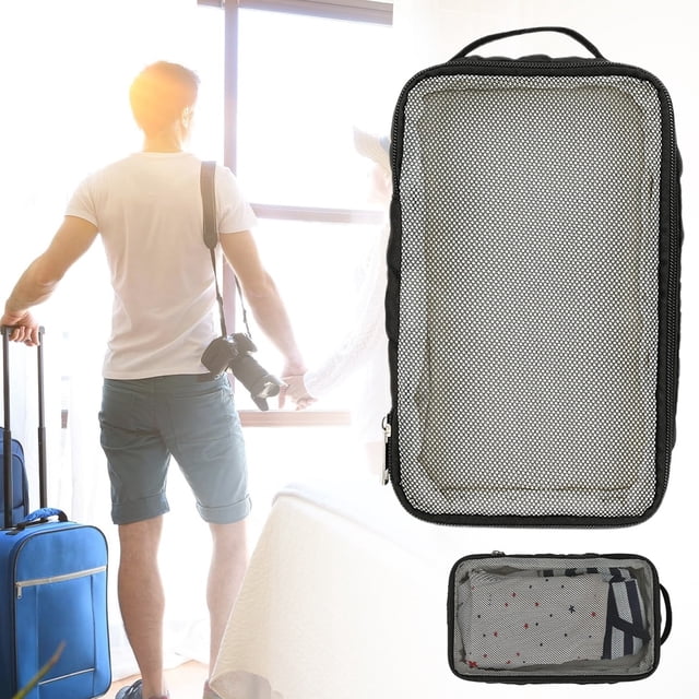 WHEANG Sac de Rangement Sac pour Capsules Sac de Rangement Sac en Filet Réutilisable et Lavable avec Corde de Suspension Sac de Séparation de Voyage