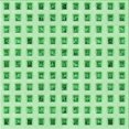 thumbnail image 1 of Ahgly Company Tapis d'Intérieur Lavable en Machine Carré Vert Transitionnel, 7 Pieds Carré, 1 of 7