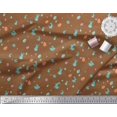 thumbnail image 2 of Soimoi Cotton Cambric Fabric Egg & Rabbit Animal Print Sewing Fabric Yard 42 Inch Wide, 2 of 3