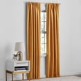 thumbnail image 1 of Mainstays Sheen Rod Pocket Blackout Window Curtains Panel Pair, 37" x 84", 1 of 6