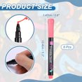 thumbnail image 2 of Uxcell Liquid Chalk Markers, 6Pcs Whiteboard Markers Fine Tip Dry Wipe Pens Colorful Wet Erase Chalk for Whiteboard LED Note Board Blackboard Planning Glass, Red, 2 of 6