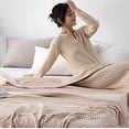 thumbnail image 1 of Fankiway Adult Cotton towel Blanket All Cotton Gauze Cover Blanket Lunch Break towel Blanket Soft Blankets and Throws Clearance Soft Blankets for Couch, 1 of 9