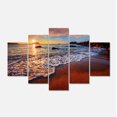 thumbnail image 2 of Design Art - Stunning Ocean Beach at Sunset, 2 of 3