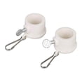 thumbnail image 1 of Maoww 2pcs Rotate Flag Pole Mounting Rings Grommet Clip Plastic 1.26inch, 1 of 9