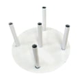 thumbnail image 3 of KLKCMS Flower Pole Display Stand Base Standing Base Party Flower Holder Stand for Event Wedding Supplies Reception Ceremony Birthday Five Pole, 3 of 9