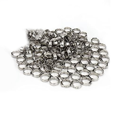 thumbnail image 1 of Bague de Serrage à Sertir en PEX de 1/2 Po, Bague à Écraser à Sertir à Serrer, Collier de Serrage pour Boyau d'Oreille Simple pour Raccords de PEX, 120 Pcs, 1 of 5