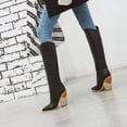 thumbnail image 4 of Babysbule Boots for Women Cearance Women's Wedges Pointed Toe Comfortable Embroidered Rodeo Cowboy Boots, 4 of 6