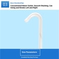 thumbnail image 3 of VONKY Parakeet Bathtub Water Circulation Pump USB Cable Power Supply Adjustable Medium Papag ABS bent pipe, 3 of 4