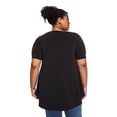thumbnail image 3 of Lane Bryant Women'S Plus Boat-Neck T-Shirt, 3 of 6