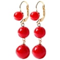 thumbnail image 1 of Hearth & Gear Crochet d'Oreille Pendentif Perle Rouge Tempérament Frais Tout Assorti Boucles d'Oreilles Perles Longues Boucles d'Oreilles pour Modifier la Forme du Visage Boucles d'Oreilles Pendantes Boucles d'Oreilles Fleur Boucles d'Oreilles Boucles d'Oreilles Cœur Scintillantes, 1 of 6