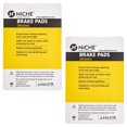 thumbnail image 2 of Niche Rear Right Brake Pad Set for Can-Am Traxter HD10 Organic UTV 2 Pack 519-KPA2358D, 2 of 5