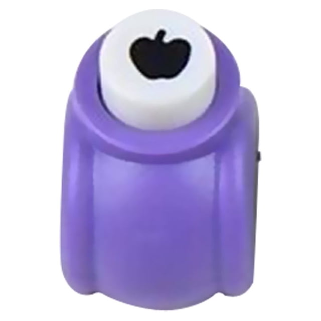 MasteelfCA Mini Paper Punch Handmade DIY Handmade Paper Hole Puncher Scrapbooking Craft Punch Machine For Festival Papers and Greeting (Apple)