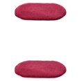 thumbnail image 2 of kurtrusly Any Room Non-slip And Easy To Clean Bathroom Carpet Polyester Bathroom Rugs Floor Rug Bath Mat Rug Mat Stylish Winered 2Set, 2 of 6
