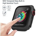 thumbnail image 3 of [PST] Étui de Protection Robuste 38 mm pour Apple Watch iWatch, Étui de Protection Complète avec Protecteur d'Écran pour Apple Watch iWatch Séries 1 à 7 SE, 3 of 5