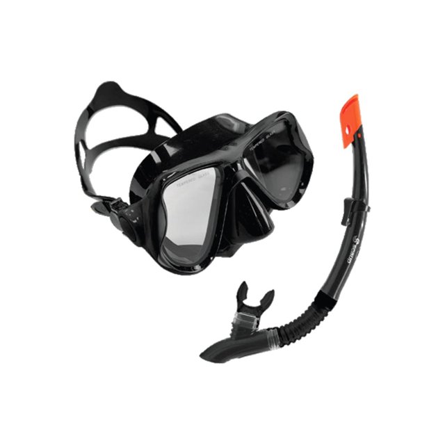 SCAUP Holguin Pro Snorkeling Set - Diving Mask and Dry-Top Snorkel Kit, for Adults
