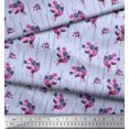 thumbnail image 3 of Soimoi Polyester Crepe Fabric Flower Artistic Decor Fabric Printed Yard 52 Inch Wide, 3 of 3