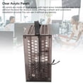 thumbnail image 3 of Mini ITX Computer Case with Handle, Panoramic Transparent Arcylic PC Case, Hollow 360 Degree Open Hollow Airflow, DIY Desktop Computer Chassis for Gaming Workstation, 3 of 7