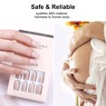 thumbnail image 4 of Graflsoa 24-Piece Reusable Nail Art Kit - Durable ABS Nail Tips with Gel Pads, Wood Stick, Nail File & Wipe for DIY or Professional Use (Model F648-15), 4 of 6