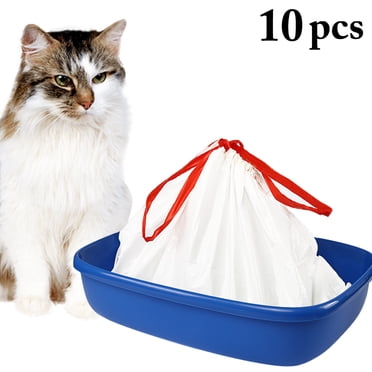10PCS Cat Litter Pan Bag Thicken Creative Cat Litter Box Liner Cat Supplies