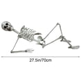 thumbnail image 2 of 70Cm One Eyed Skeleton Prop For Halloween Decor Human Skull Anatomy Model Plastic Black Style A 1Pc A, 2 of 6