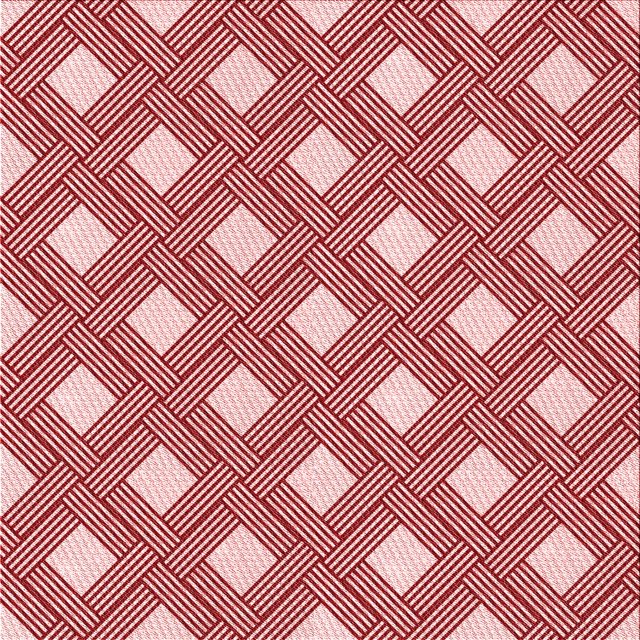Ahgly Company Tapis d'Aire Intérieur Lavable à la Machine, Carré, Transitionnel, Rouge, 8 Pieds Carré