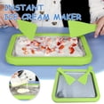thumbnail image 1 of Pisexur Instant Ice Cream Maker Household Small Ice Tray Children's Homemade Ice Machine Ice Cream Machine With Scrapers, 1 of 7