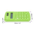 thumbnail image 2 of Unique Bargains Calculatrice Mini 8 Chiffres Format de Poche à Double Alimentation Calculatrice Portative Verte Lot de 2, 2 of 6