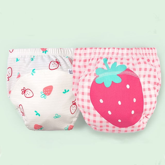 RXIRUCGD Baby Cute Training Pants Breathable Comfortable Underpants( Pink, Size:7 Months )