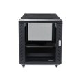 thumbnail image 2 of StarTech.com 12U AV Rack Cabinet 12U - Rack Réseau avec Porte en Verre - Cabinet d'Ordinateur 19 Pouces pour Salle de Serveur Ou Bureau (RK1236BKF) - Rack Cabinet - Noir - - 36 Pouces, 2 of 8