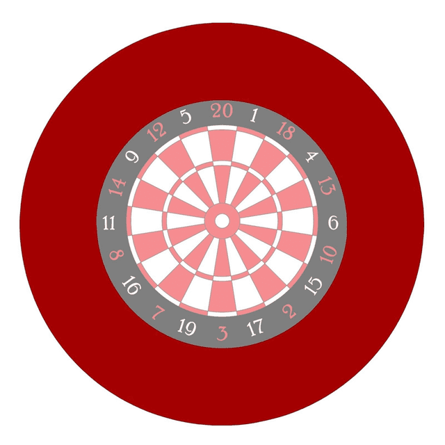 Dartboard Surround Wall Protector Eva Splicing Dartboard Backboard Surround,Wall Protection for 18-Inch Dartboard A