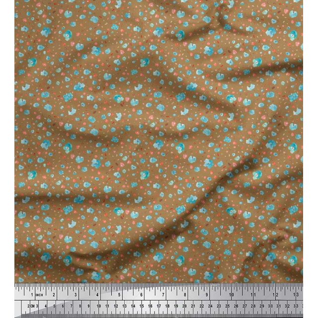 Soimoi Rayon Fabric Floral Shirting Fabric Prints by Yard 56 Inch Wide