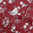 thumbnail image 1 of oneOone Viscose Chiffon Maroon Fabric Rooster Cock Craft Projects Decor Fabric Printed By The Yard 42 Inch Wide, 1 of 4