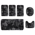 thumbnail image 2 of Bathroom Rug Set 6 Piece | Plush Toilet Mats & Bath Mats | Non Slip Water Absorbent Washable Rugs for Bathroom Floor | Whole Room Set for Home, 2 of 6