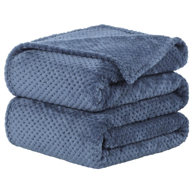 Unique Bargains Couverture de Lit en Molleton de Luxe en Maille Tissée
