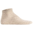 thumbnail image 2 of Hudson Unisex Sneaker Socks, 9-Pack - Simply, Short Socks, Solid Color Beige mottled 35-38 (UK 3-5), 2 of 3