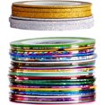 thumbnail image 2 of Nail Art Striping Tape with 12 Dispensers (3 Sizes, 54 Rolls), 2 of 5