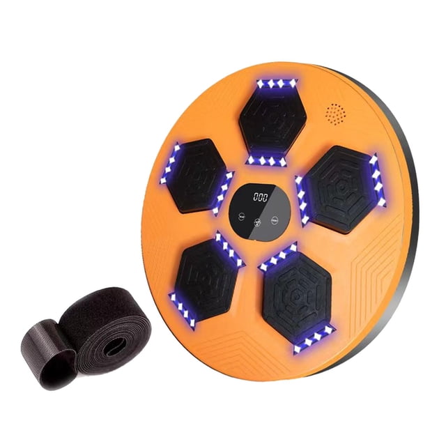 Boxing Machine Music Boxing Machine Wall Target for Exercise Karate Practice Orange withoutGloves