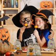 thumbnail image 3 of WHEANG 6 Pcs Sacs de Bonbons d'Halloween Sacs de Bonbons Rustiques en Jute Sacs de Bonbons en Jute Réutilisables Parfaits pour la Collecte de Bonbons d'Halloween Sacs de Bonbons d'Halloween pour Enfants, 3 of 8