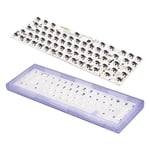 Clavier mécanique DIY Kit, mécanique filaire 67 Clés DIY Kit de clavier ABS Interrupteur Shell chaud pour ordinateur violet
