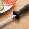thumbnail image 2 of KAKOWELY 33CM Carbon Steel Handheld Sharpener Professional Sharpening Steel Easy to Use Sharpening Rod for Home Kitchen or Restaurant,12.4"X0.31"X0.31", 2 of 5