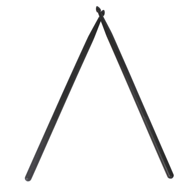 Unatoiry Baguettes en Nylon Haute Résistance Compatibles Poignées d'Instruments de Musique Accessoires Résistants Noir 1Ensemble
